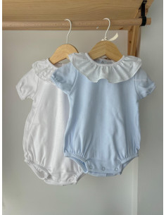 Pijama manga corta con cuello 2