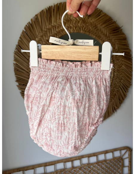 Cubrepañal tulipán rosa