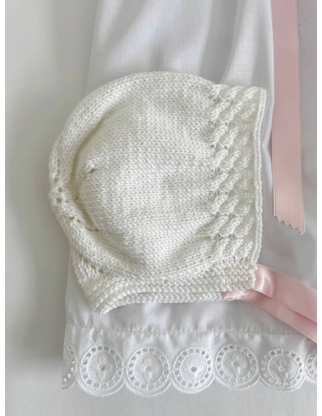 Capota con trenza y lazo