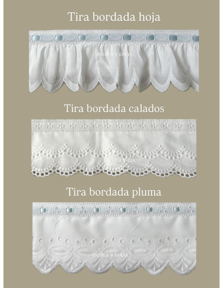 Bolsa de carro maxi tira bordada