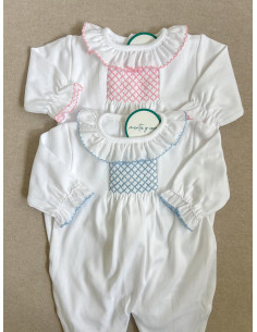 Pijama puntilla nido de abeja