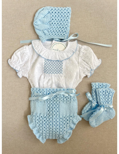 Camisa-body plumeti nido de abeja