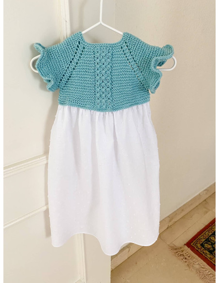 Faldón con ochos y volante