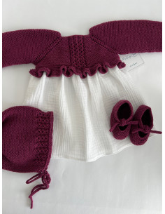 Vestido con ochos y volante 2