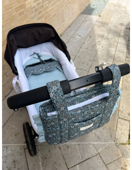 Bolsa de carro Bristol volante azul verdoso