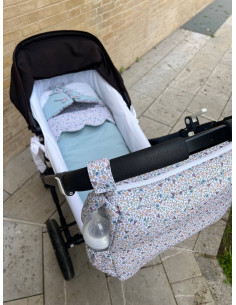 Saco Greta azul verdoso con relleno extraíble 2