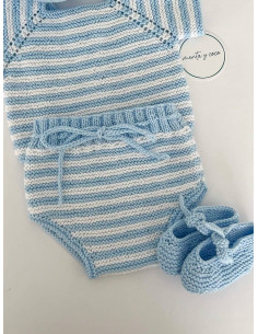 Cubrepañal de rayas