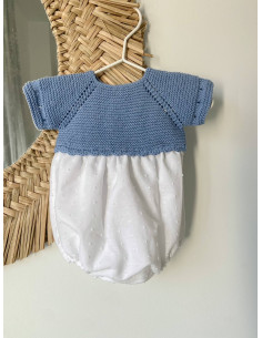 Pelele combinado agujeritos