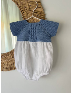 Pelele combinado con trenzas