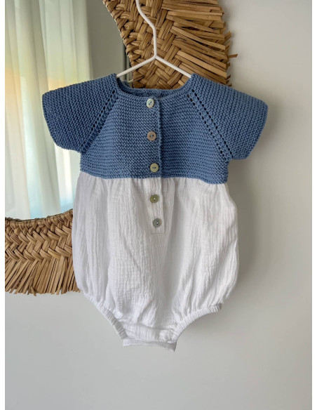 Pelele combinado con trenzas