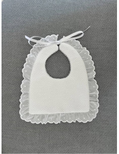 Babero tira bordada bodoques