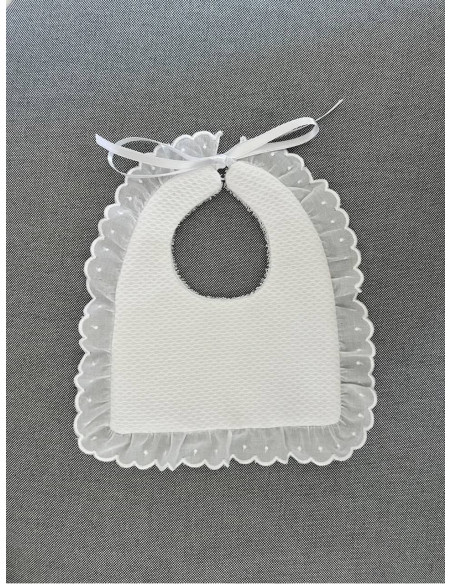 Babero tira bordada bodoques