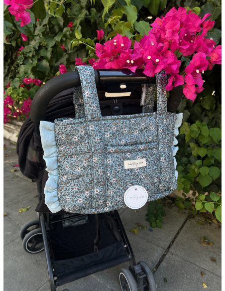 Bolsa de carro Bristol volante azul verdoso