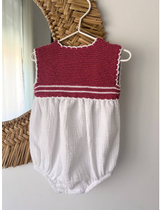 Pelele combinado LIS con rayita