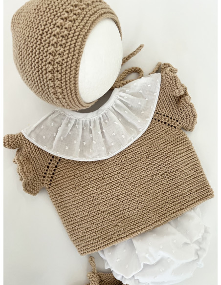 Jersey con volantes en las mangas