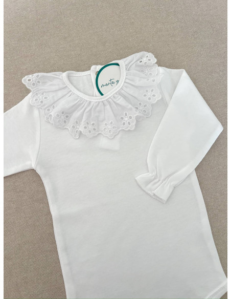 Body flor manga larga