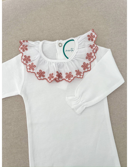 Body flor manga larga