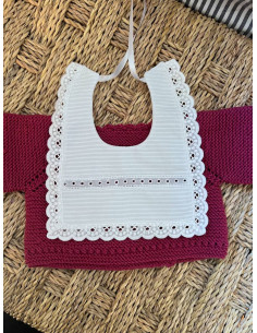 Babero entredós calados 2