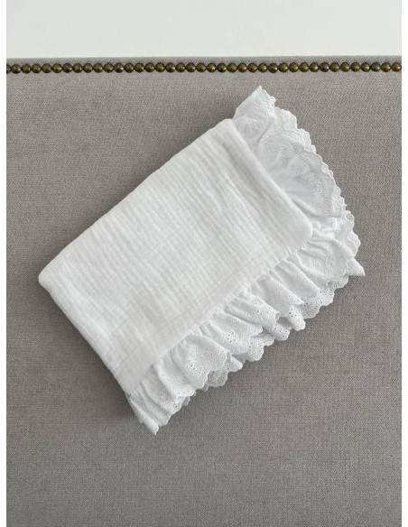 Salvababas bajera con tira bordada