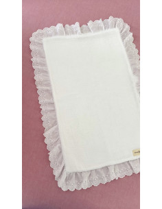 Salvababas bajera con tira bordada