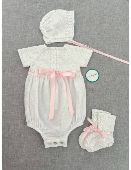 Pelele combinado con lazo