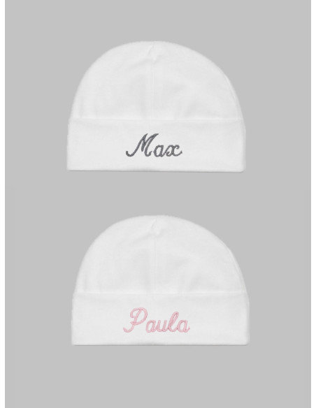 Gorro puntilla recién nacido