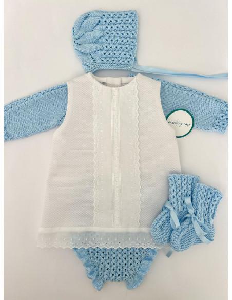 Jesusito entredós y tira bordada