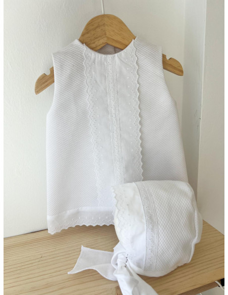 Jesusito entredós y tira bordada