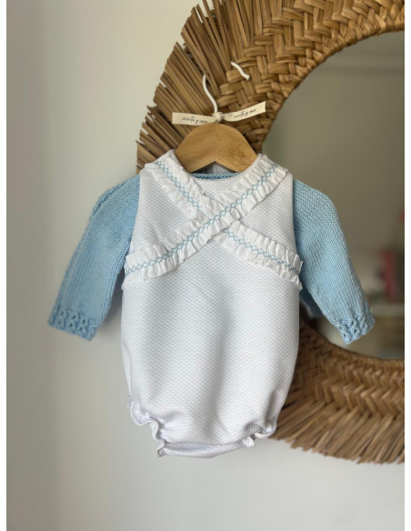 Pelele nido de abeja