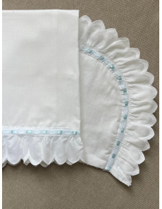 Sábana pasacintas tira bordada hoja 2