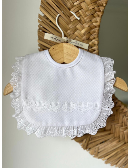 Babero entredós pico edición limitada