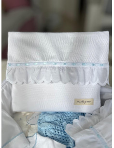 Bolsa de muda tira bordada hoja