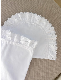 Sábana tira bordada calados 2