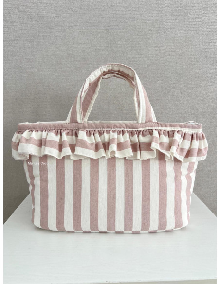 Bolsa pocket raya rosa empolvado