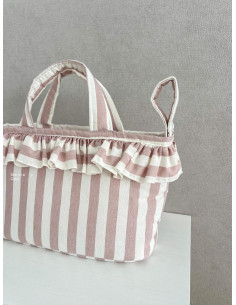 Bolsa pocket raya rosa empolvado 2