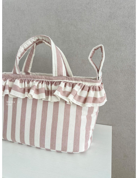 Bolsa pocket raya rosa empolvado