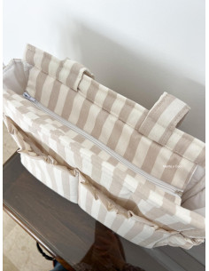 Bolso maxi raya beige 2