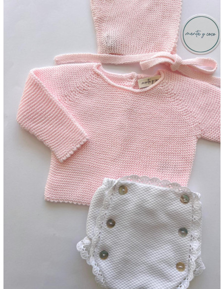 Jersey rosa bebé